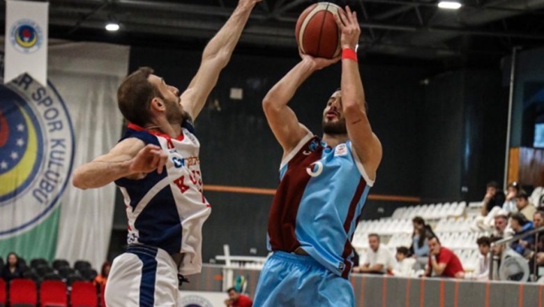 Trabzonspor Basketbol deplasmanda kaybetti