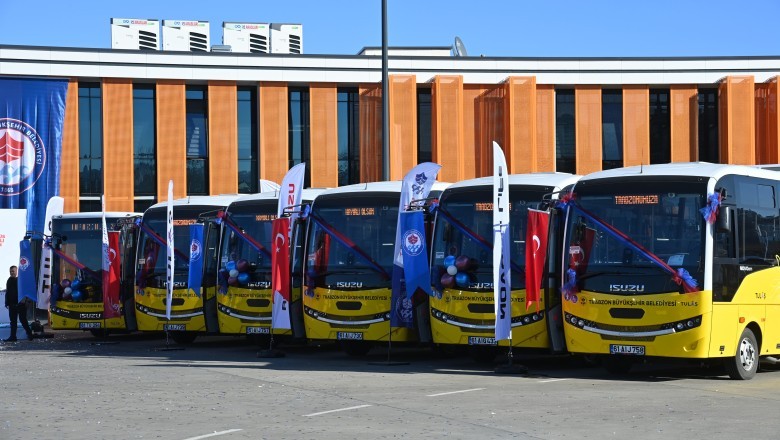 Trabzon'a 19 yeni otobüs