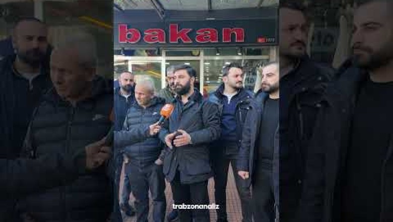 Trabzon’da Taşbaşı esnafı: “Gerekirse eylem yapmaya hazırız”