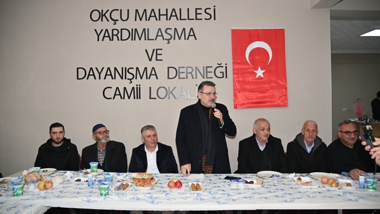 Başkan Genç Okçular Mahallesi'nde vatandaşlarla buluştu