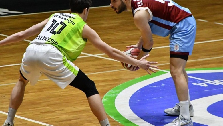 Trabzonspor Basketbol, Balıkesir deplasmanında ateşi yaktı!