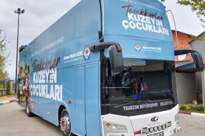 Avrupa ikincisi Trabzon U19'a coşkulu karşılama