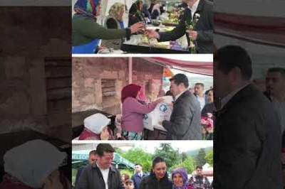 Trabzon’da ürettikleri ürünlerin satışını gerçekleştiren emekçi anneler unutulmadı
