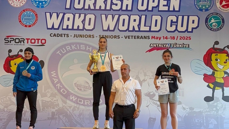 Ortahisar Belediyesi sporcularından çifte altın!