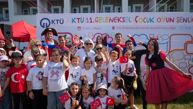 KTÜ’de Çocuk Oyun Şenliği Coşkusu: Binlerce çocuk Demokrasi Alanı’nda buluştu