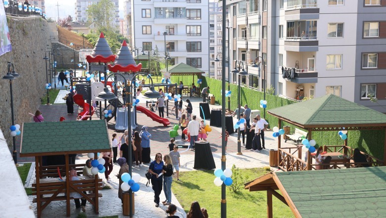 Yomra Belediyesi'nden Sancak Mahallesi'ne yeni park ve yaşam alanı