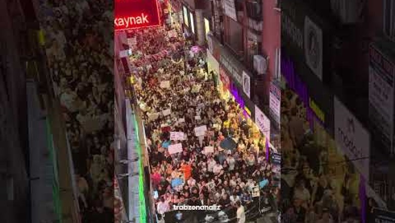 Trabzon’da yüzlerce kişi Mattia Ahmet Minguzzi için yürüdü!