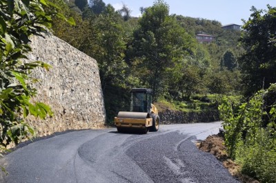Trabzon'un 18 ilçesinde yollar yenileniyor