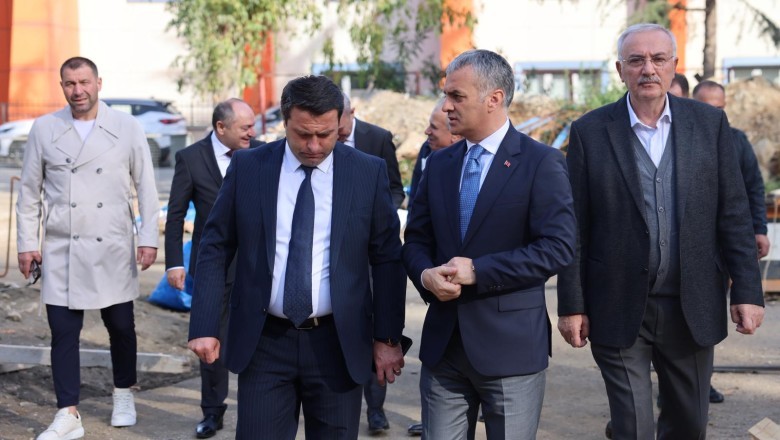 Yomra Vakfı Anadolu Lisesi’nde çalışmalar hızla ilerliyor