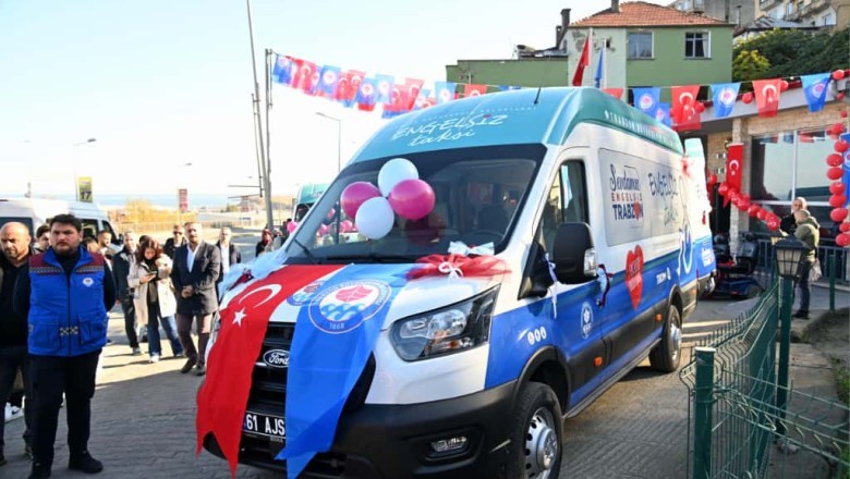 Trabzon'da Engelsiz Taksi'nin ikincisi hizmete başladı