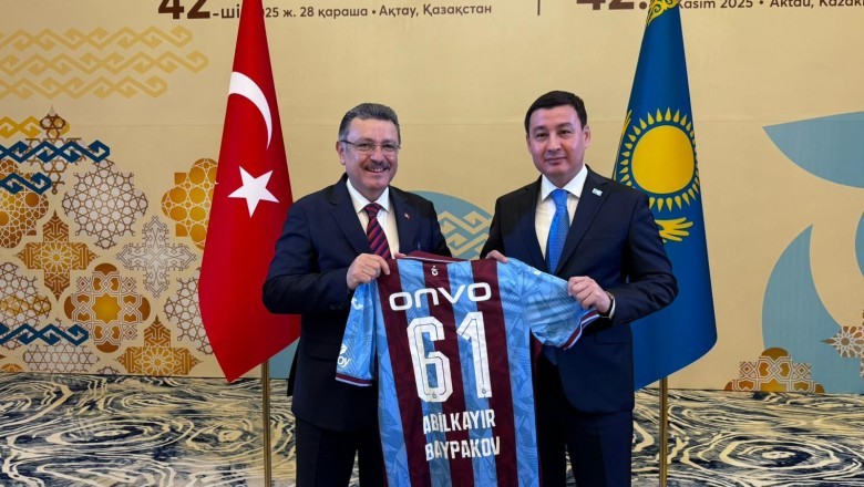 Trabzon'un yeni kardeş şehri Aktau oldu