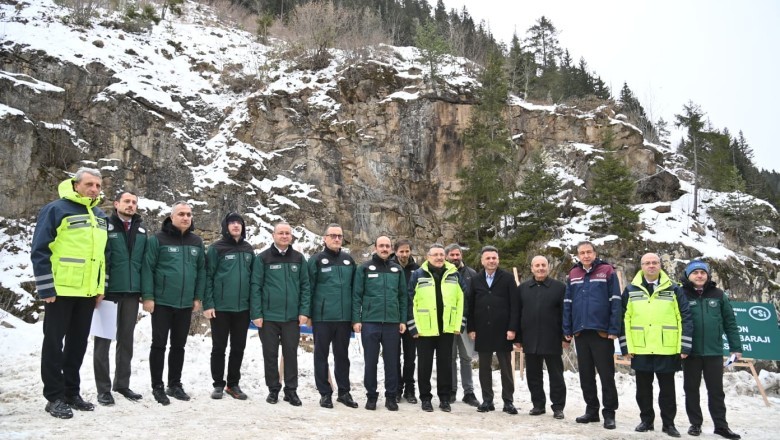 Başkan Genç ve DSİ Genel Müdürü Balta'dan Karakaya Barajı incelemesi