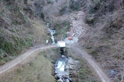 Çağlayan Şelalesi Projesi'nde yol çalışmalarına başlandı