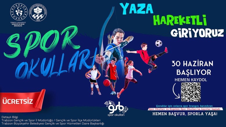 Büyükşehir'in yaz spor okulları için geri sayım başladı