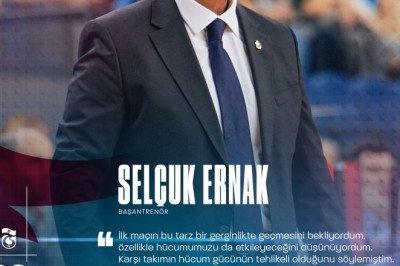 Trabzonspor Basketbol Başantrenörü Selçuk Ernak, Bursaspor Galibiyetini Değerlendirdi: “Her Hafta Daha İyi Basketbol Oynayan Bir Trabzonspor Olmaya Çalışacağız”!